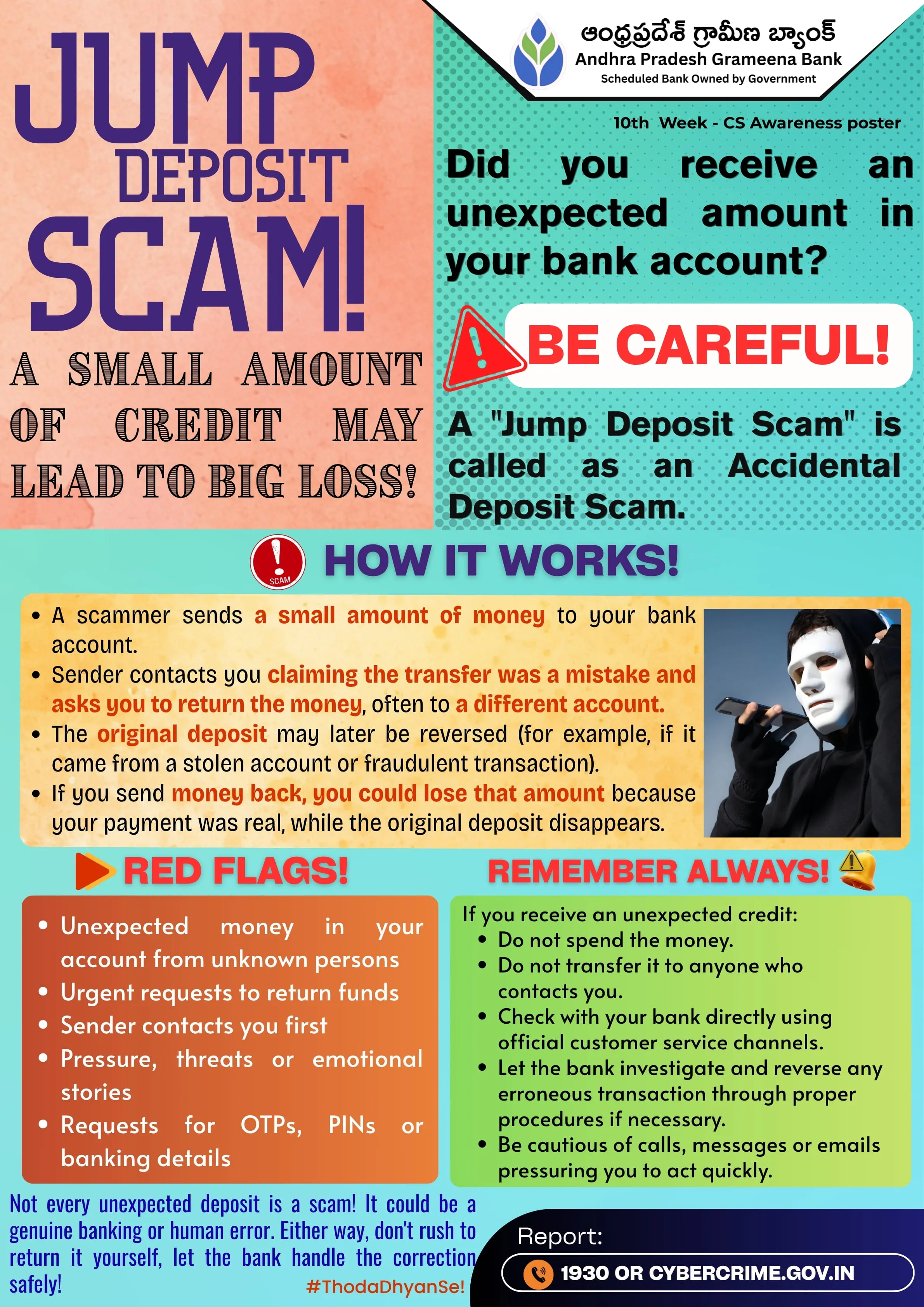 Week 10 - Jump Deposit Scam English